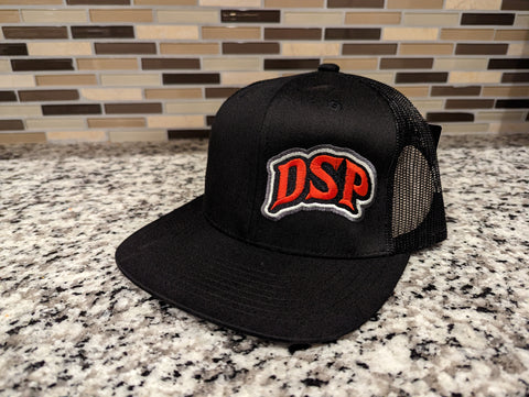 DSP offset trucker hat