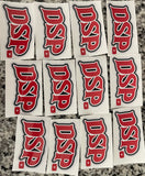 “DSP” sticker